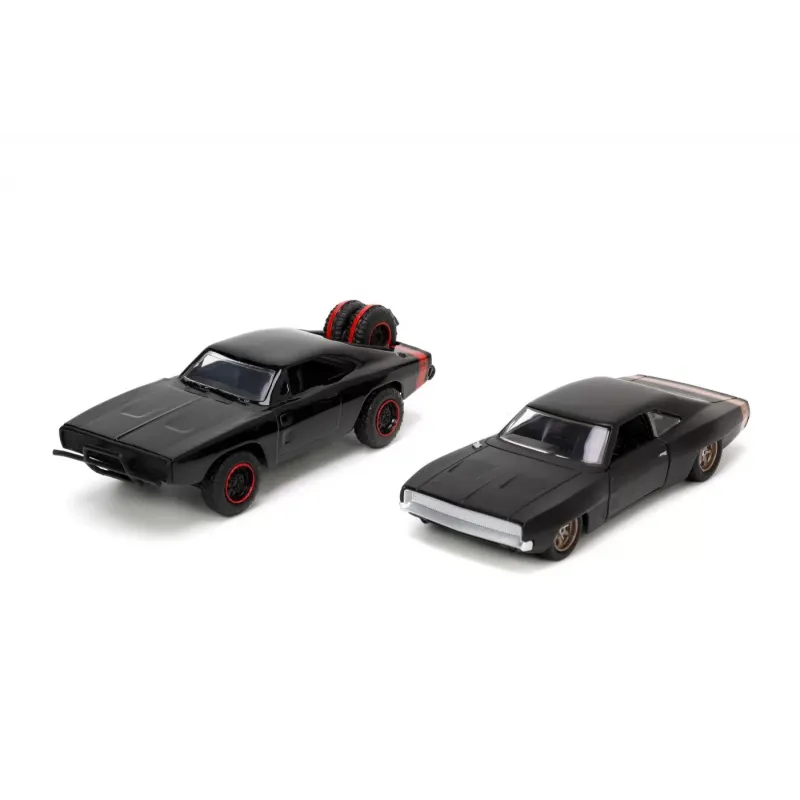 Set machete auto Jada - FAST AND FURIOUS Dodge Charger RT ȘI Dodge Charger Widebody (Dom) [1:32]