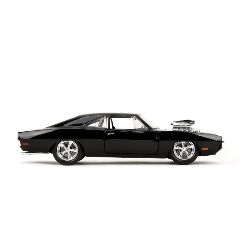 Set figurină + machetă auto Jada - FAST AND FURIOUS Dom + Dodge Charger 1970 [1:24]