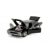 Set figurină + machetă auto Jada - FAST AND FURIOUS Dom + Dodge Charger 1970 [1:24]