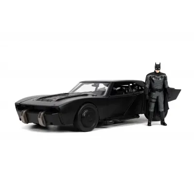 Set figurină + machetă auto Jada - DC Comics - Batman + Batmobile [1:24]