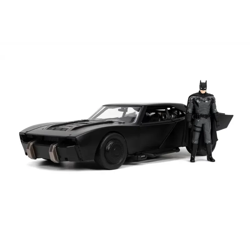 Set figurină + machetă auto Jada - DC Comics - Batman + Batmobile [1:24]