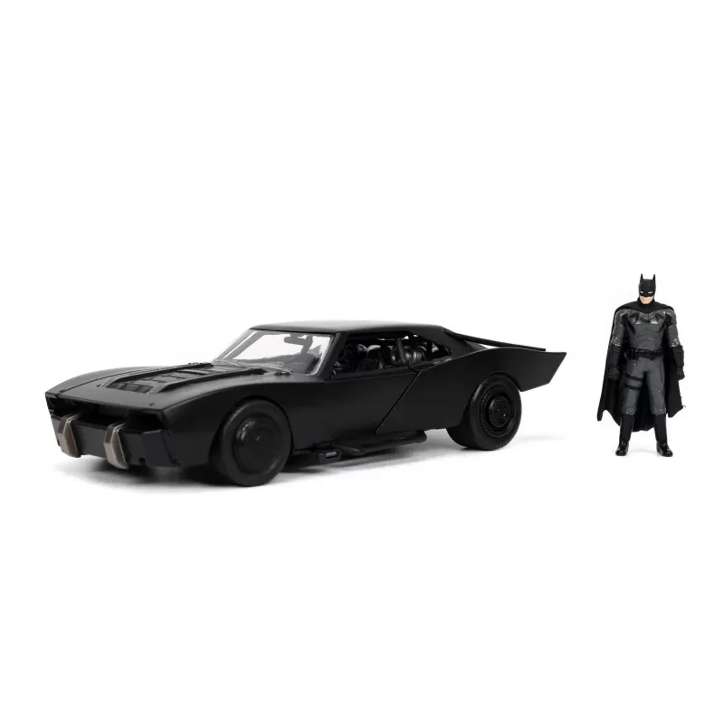 Set figurină + machetă auto Jada - DC Comics - Batman + Batmobile [1:24]