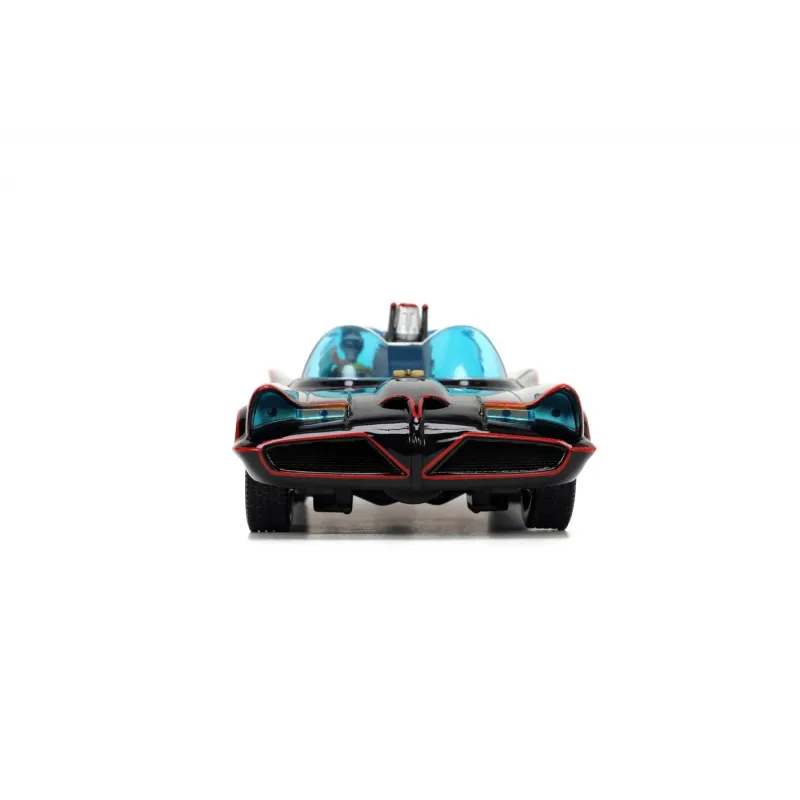 JADA BATMAN SET MAȘINUȚĂ METALICĂ BATMOBILE  1:24 ȘI 4 FIGURINE