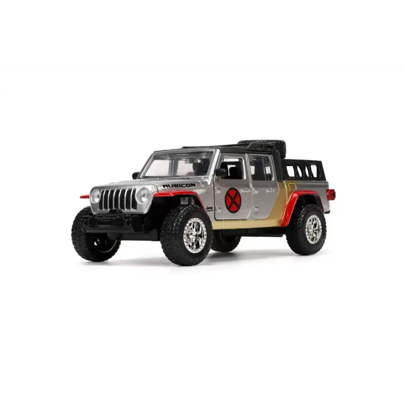Set figurină + machetă auto Jada - MARVEL Colossus +  JEEP Gladiator [1:32]