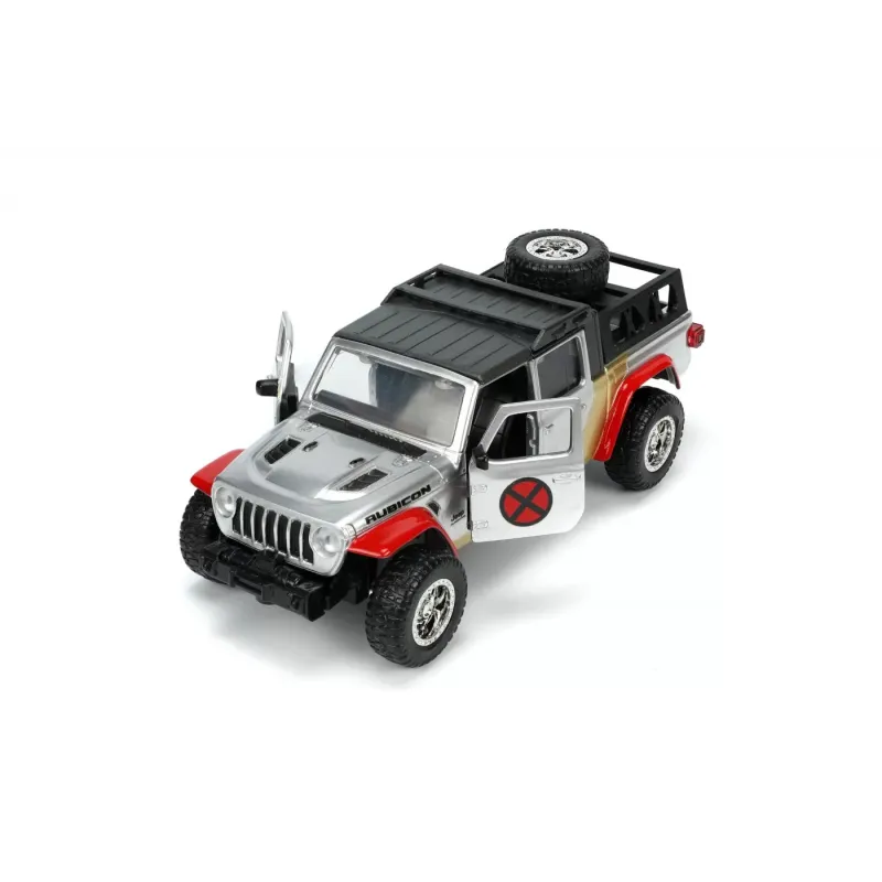Set figurină + machetă auto Jada - MARVEL Colossus +  JEEP Gladiator [1:32]