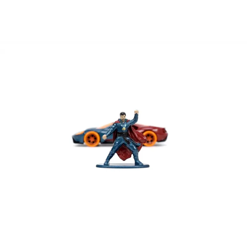 Set figurină + machetă auto Jada - Doctor Strange + FORD GT [1:32]