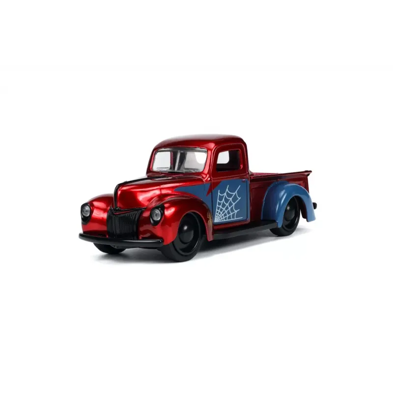 Set figurină + machetă auto Jada - MARVEL Spiderman + FORD PICK UP [1:32]