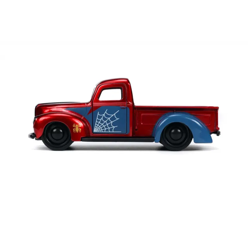 Set figurină + machetă auto Jada - MARVEL Spiderman + FORD PICK UP [1:32]