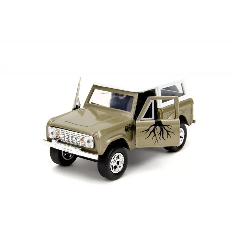 Set figurină + machetă auto Jada - MARVEL Groot + FORD Bronco