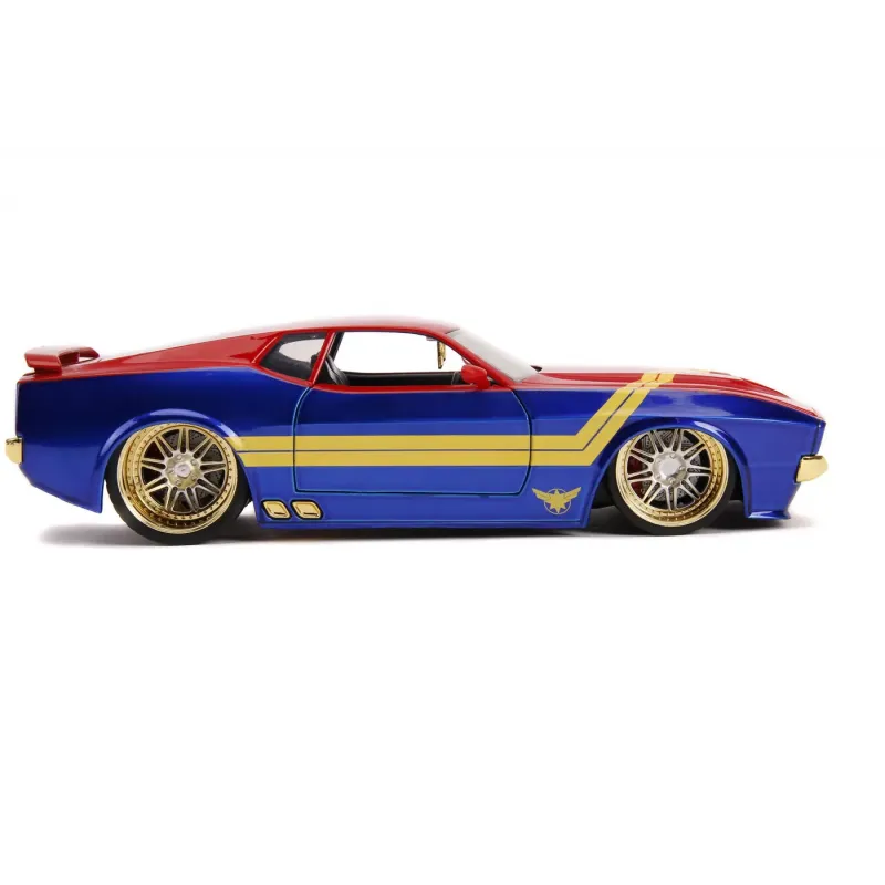 Machetă auto Jada - CAPTAIN MARVEL 1973 Ford Mustang Mach 1 [1:24]