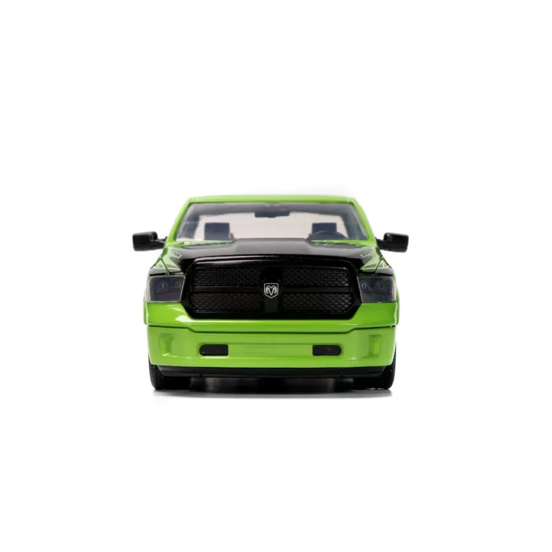 Set figurină + machetă auto Jada - MARVEL Hulk + Dodge RAM 1500 2014 [1:24]