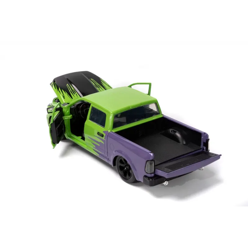 Set figurină + machetă auto Jada - MARVEL Hulk + Dodge RAM 1500 2014 [1:24]