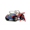 Set figurină + machetă auto Jada - Marvel Spiderman + Buggy [1:24]