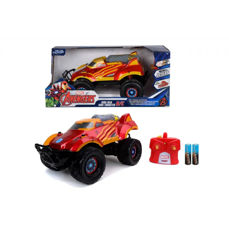 MAȘINUȚĂ CU TELECOMANDĂ MARVEL RC IRON THRUSTER SCARA 1:14