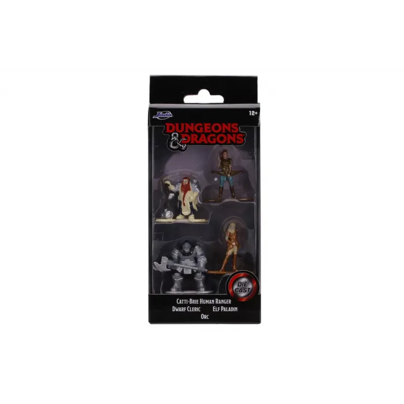 DUNGEONS DRAGONS SET 4 NANOFIGURINE 4CM