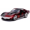 MAȘINĂ METALICĂ HARLEY QUINN 1969 CORVETTE STINGRAY SCARA 1 LA 32
