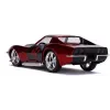 MAȘINĂ METALICĂ HARLEY QUINN 1969 CORVETTE STINGRAY SCARA 1 LA 32