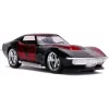 MAȘINĂ METALICĂ HARLEY QUINN 1969 CORVETTE STINGRAY SCARA 1 LA 32