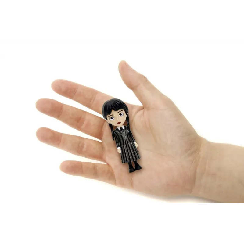 JADA WEDNESDAY SET 4 FIGURINE METALICE 6.5CM