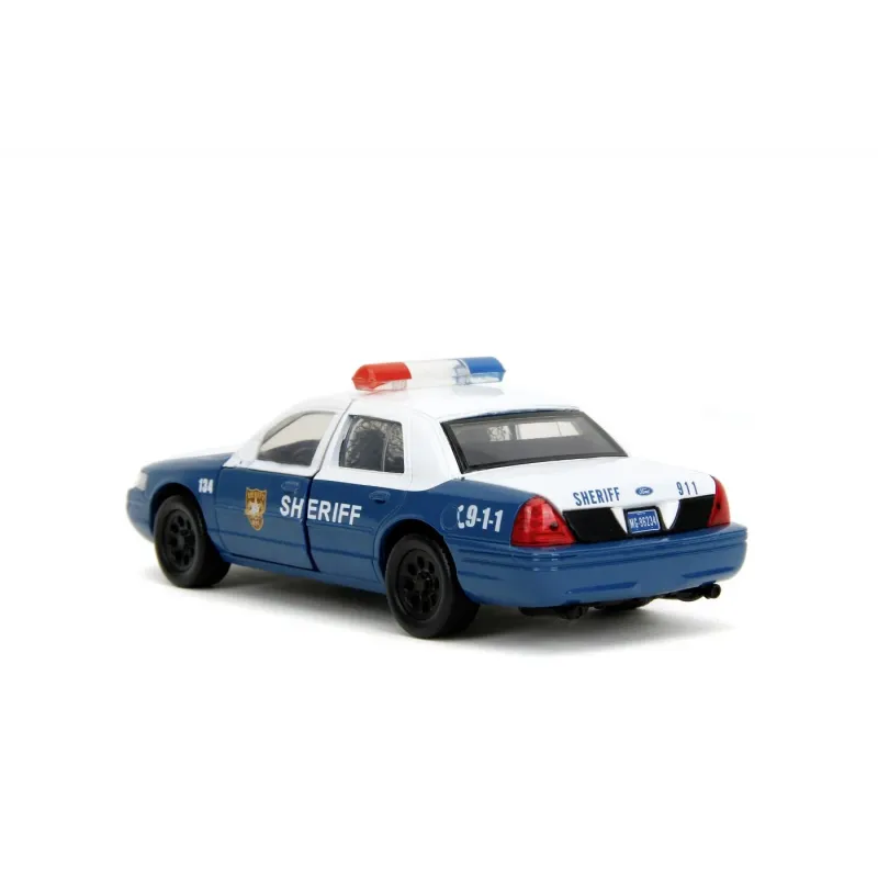 Set figurină + machetă auto Jada - THE WALKING DEAD Rick Grimes + FORD Crown Victoria [1:32]