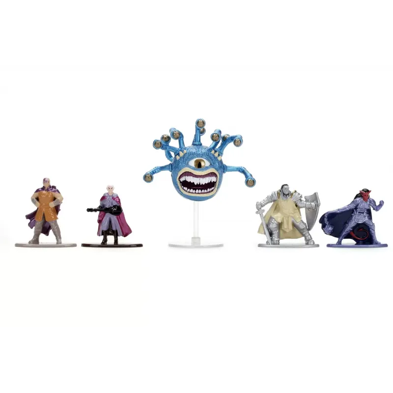 SET 5 FIGURINE DIN METAL DUNGEONS DRAGONS 4 CM