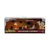 Set figurină + machetă auto Jada - Fred Flinstone + Flintmobile [1:32]