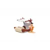 Set figurină + machetă auto Jada - Fred Flinstone + Flintmobile [1:32]