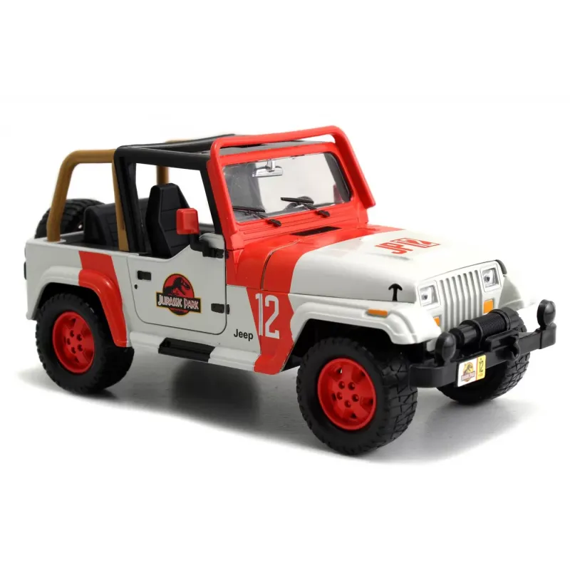 Machetă auto Jada - JURASSIC WORLD 1992 JEEP WRANGLER [1:24]