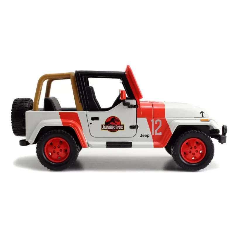 Machetă auto Jada - JURASSIC WORLD 1992 JEEP WRANGLER [1:24]