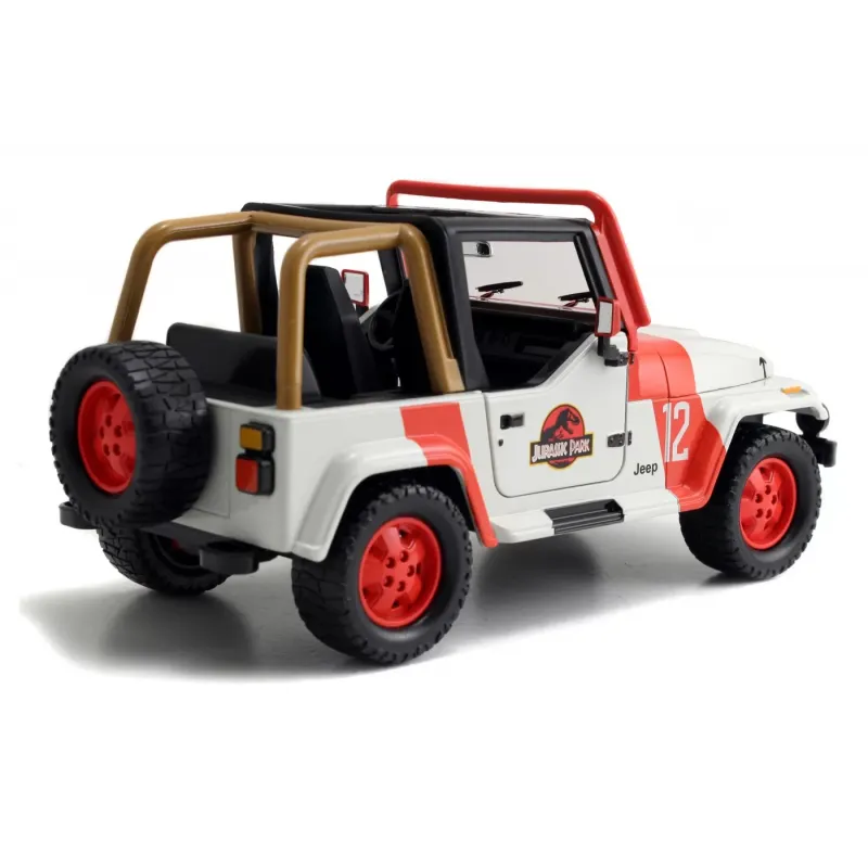 Machetă auto Jada - JURASSIC WORLD 1992 JEEP WRANGLER [1:24]
