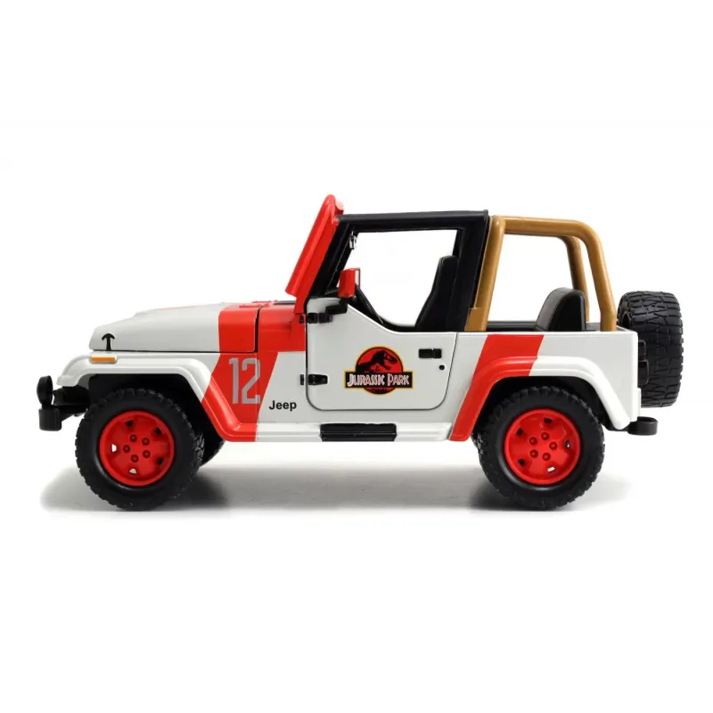 Machetă auto Jada - JURASSIC WORLD 1992 JEEP WRANGLER [1:24]