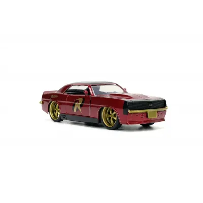 Set figurină + machetă auto Jada - DC Comics Robin + CHEVROLET Camarro 1967 [1:32]