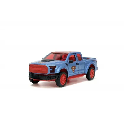 Set figurină + machetă auto Jada - DC Comics SUPERMAN + FORD F 150 Raptor 2017 [1:32]