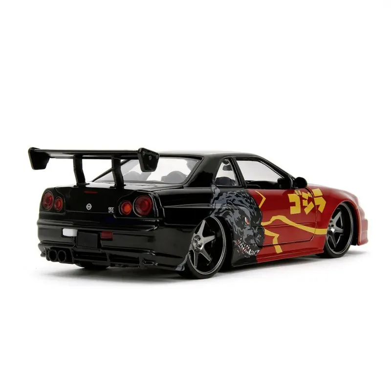 JADA GODZILLA MAȘINUȚĂ METALICĂ NISSAN SKYLINE GTR SCARA 1 LA 24
