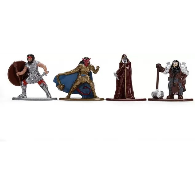 SET 5 NANO FIGURINE DIN METAL DUNGEONS DRAGONS 4 CM