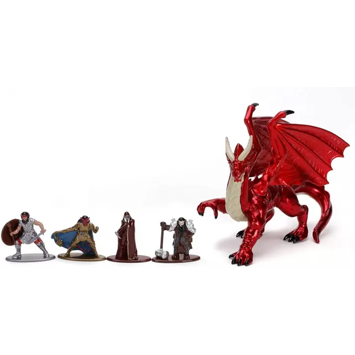 SET 5 NANO FIGURINE DIN METAL DUNGEONS DRAGONS 4 CM