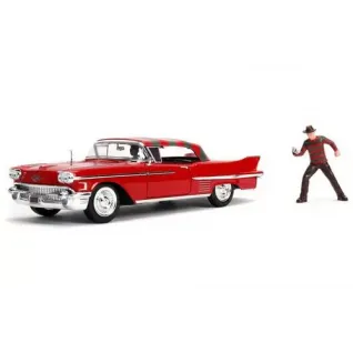 MACHETA METALICĂ FREDDY KRUEGER 1958 CADILLAC MODEL 62 SCARA 1 LA 24