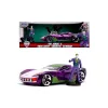 MASINUTE METALICĂ CHEVY CORVETTE STINGRAY 2009 ȘI FIGURINĂ JOKER SCARA 1:24