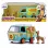 SCOOBY DOO MYSTERY VAN SET FORMAT DIN DUBITA METALICĂ SCARA 1:24 ȘI 2 FIGURINE SCOOBY DOO ȘI SHAGGY