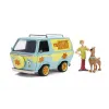 SCOOBY DOO MYSTERY VAN SET FORMAT DIN DUBITA METALICĂ SCARA 1:24 ȘI 2 FIGURINE SCOOBY DOO ȘI SHAGGY