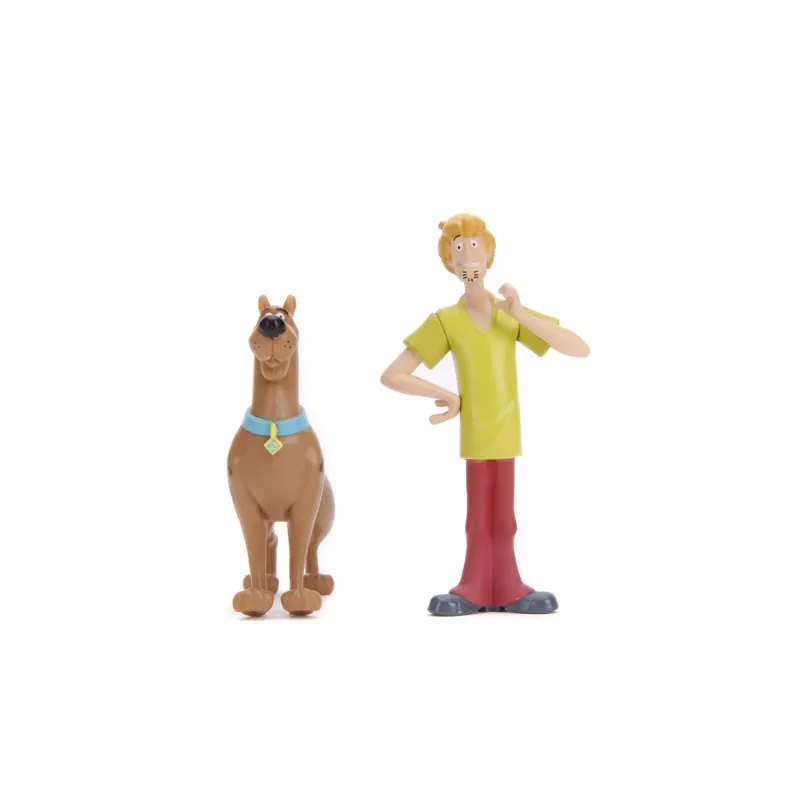 SCOOBY DOO MYSTERY VAN SET FORMAT DIN DUBITA METALICĂ SCARA 1:24 ȘI 2 FIGURINE SCOOBY DOO ȘI SHAGGY