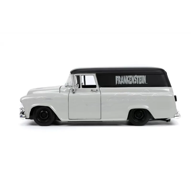 SET MAȘINUȚĂ 1957 CHEVY SUBURBAN ȘI FIGURINĂ FRANKENSTEIN