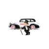 Set figurină + machetă auto Jada - Mister Monopoly + Chevrolet Master Deluxe 1939 [1:24]