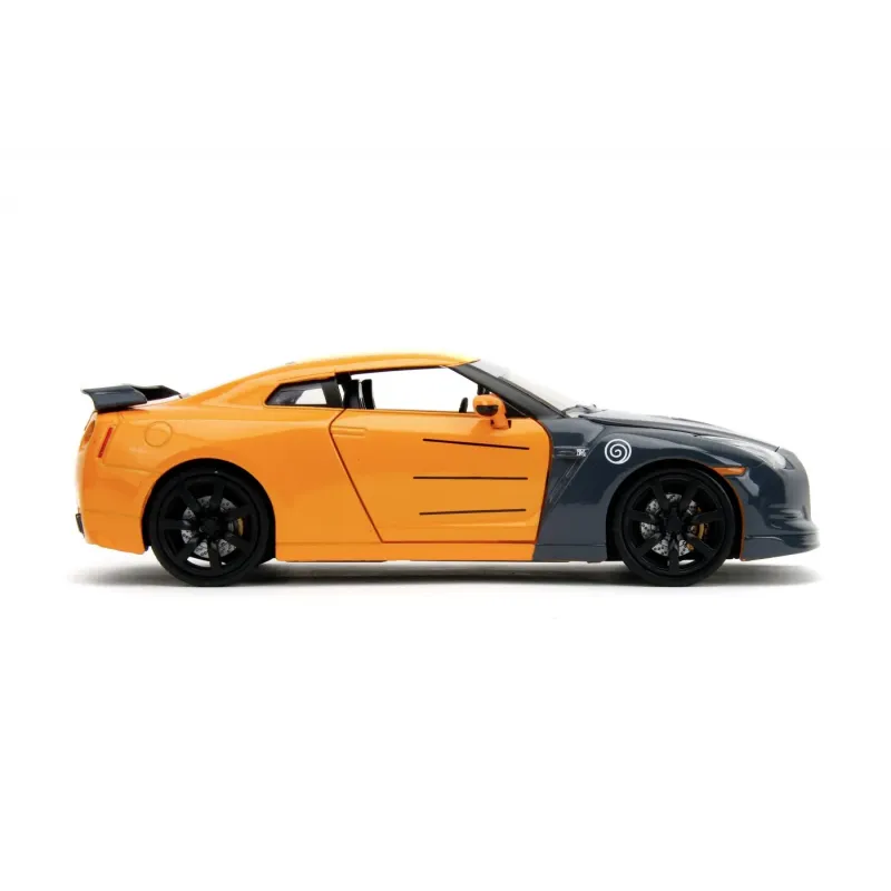 Set figurină + machetă auto Jada - NARUTO Uzumaki + 2009 NISSAN GT-R [1:24]