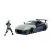 Set figurină + machetă auto Jada - NARUTO Hatake + 1995 MAZDA RX7 [1:24]