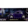 Set figurină + machetă auto Jada - WEDNESDAY + Volkswagen Beetle [1:24]