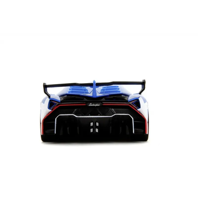 Set figurină + machetă auto Jada - ARICIUL Sonic + LAMBORGHINI Veneno [1:24]