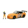 Set figurină + machetă auto Jada - NARUTO + HONDA S2000 2001 [1:24]