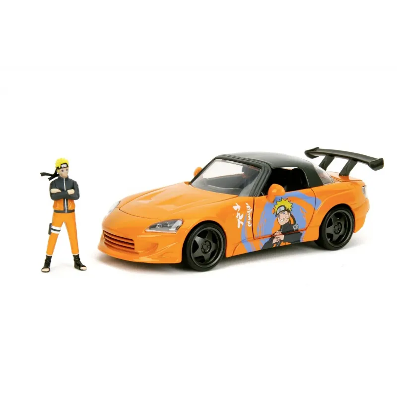 Set figurină + machetă auto Jada - NARUTO + HONDA S2000 2001 [1:24]