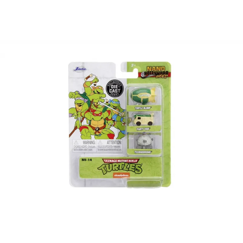 JADA SET 3 MASINUTE METALICE TESTOASELE NINJA 4CM